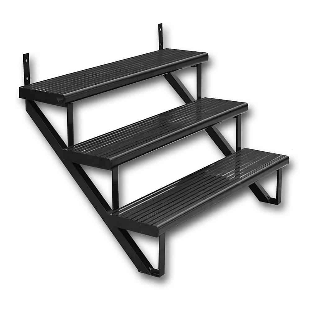 Aluminium Stair Riser 3 steps black - COLLECTION 10 (9 1/16 ...