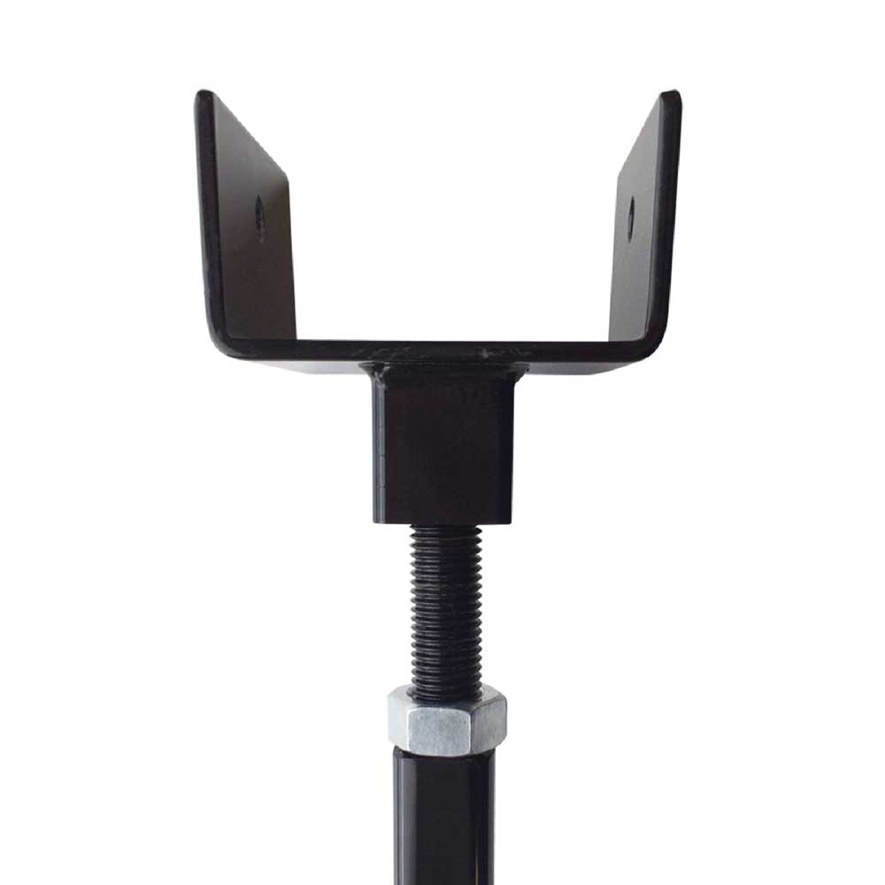 adjustable pylex, screwable deck post anchor - pylex ajustable, vis d'ancrage pour patio