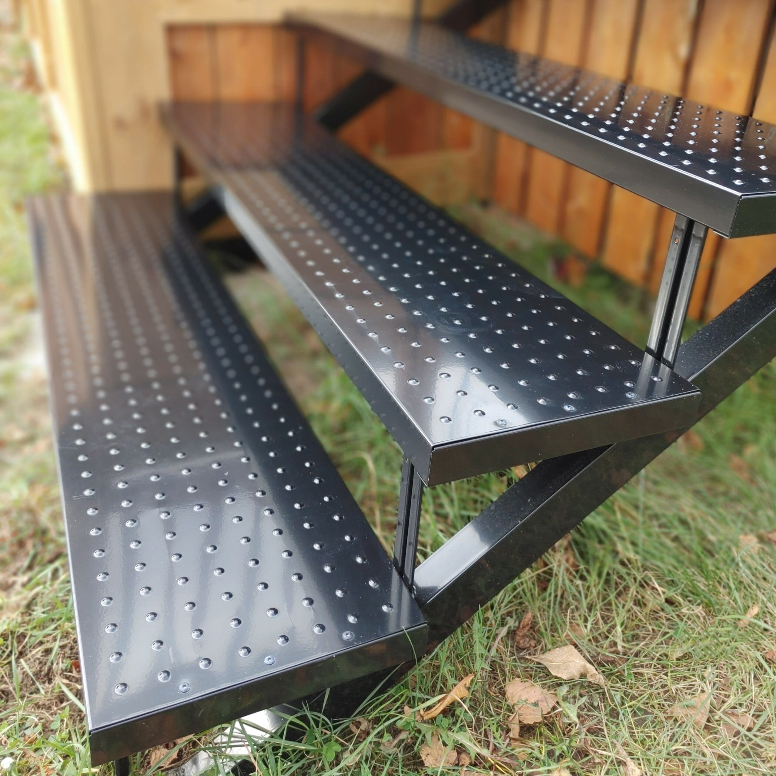 Tread Kit Exterior Tread And Riser Kits Best Way To Form A Large Set Of Stairs